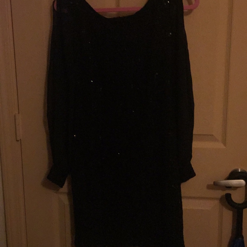 Dress Barn Black laced dress.